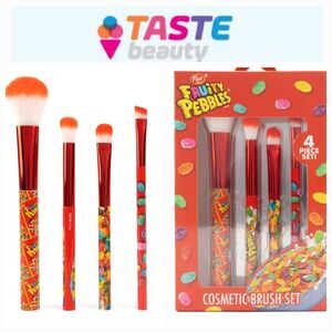 Taste Beauty Fruity Pebbles 4-PC Cosmetic Brush Set